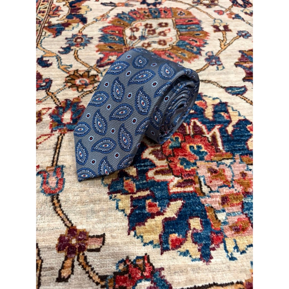 Executive Collection By Tom James Other - Tom James Executive Collection Blue Paisley Silk Tie Made in USA Classic Luxury